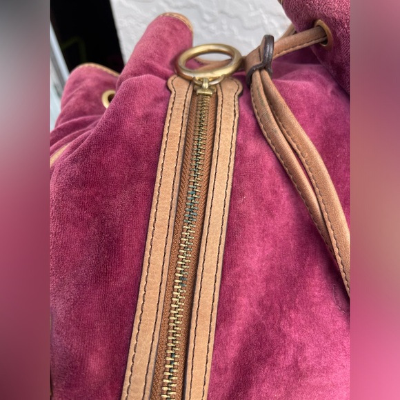 Rare y2k Juicy couture velour Backpack - Picture 6 of 11